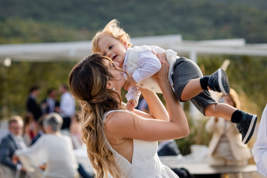 sposa con figli