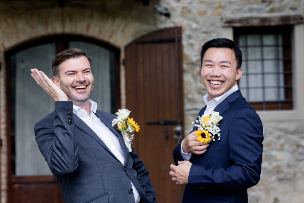 wedding in borgo pianello - top wedding photographer in italy - gay wedding in italy