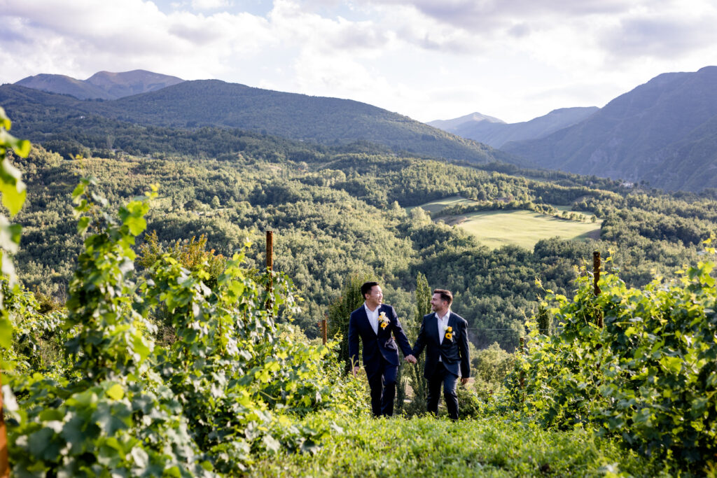 wedding in borgo pianello - top wedding photographer in italy - gay wedding in italy